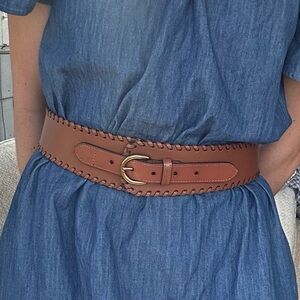 NWOT banana republic corset whipstitch belt - size XS